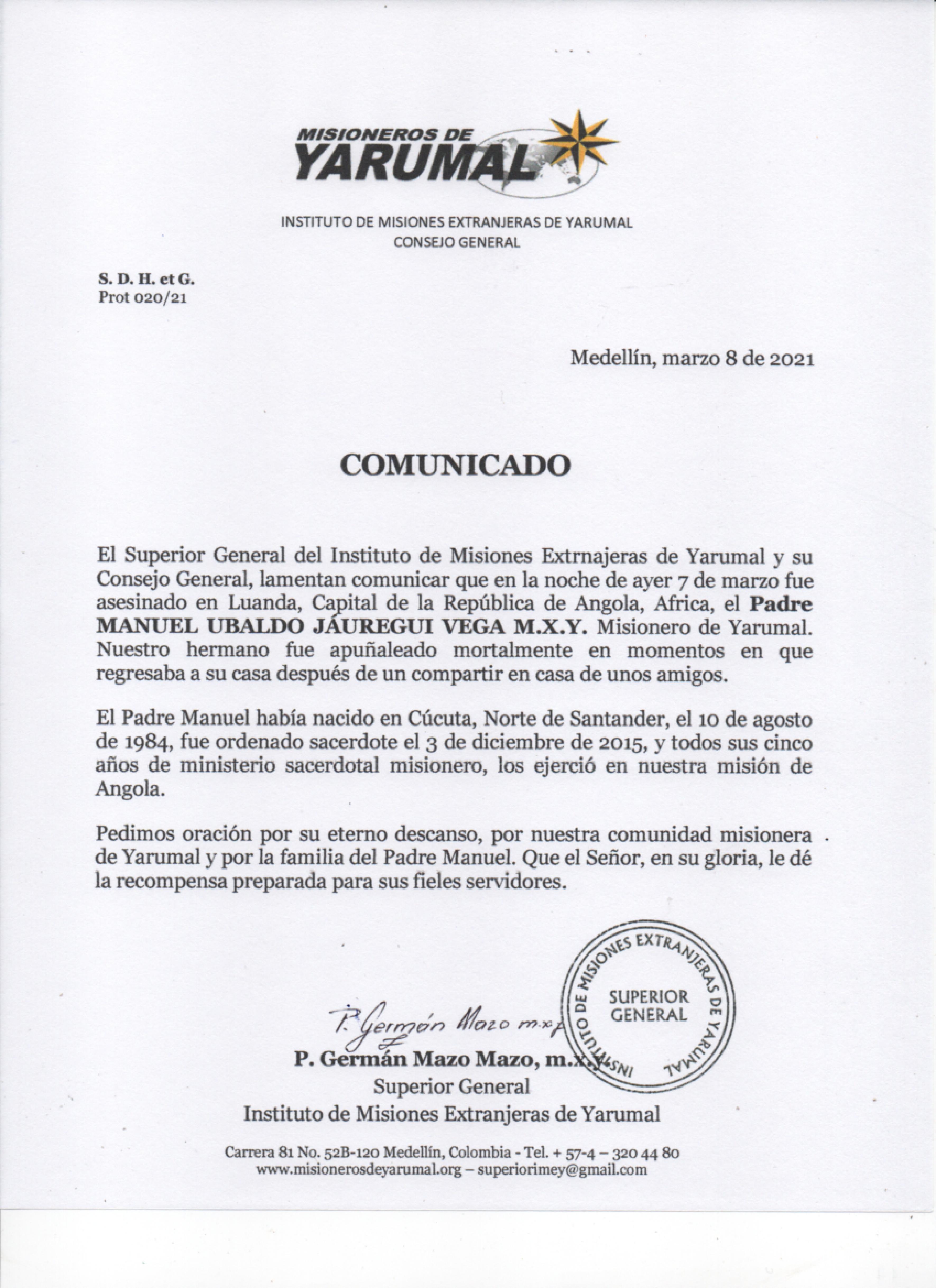 Comunicado