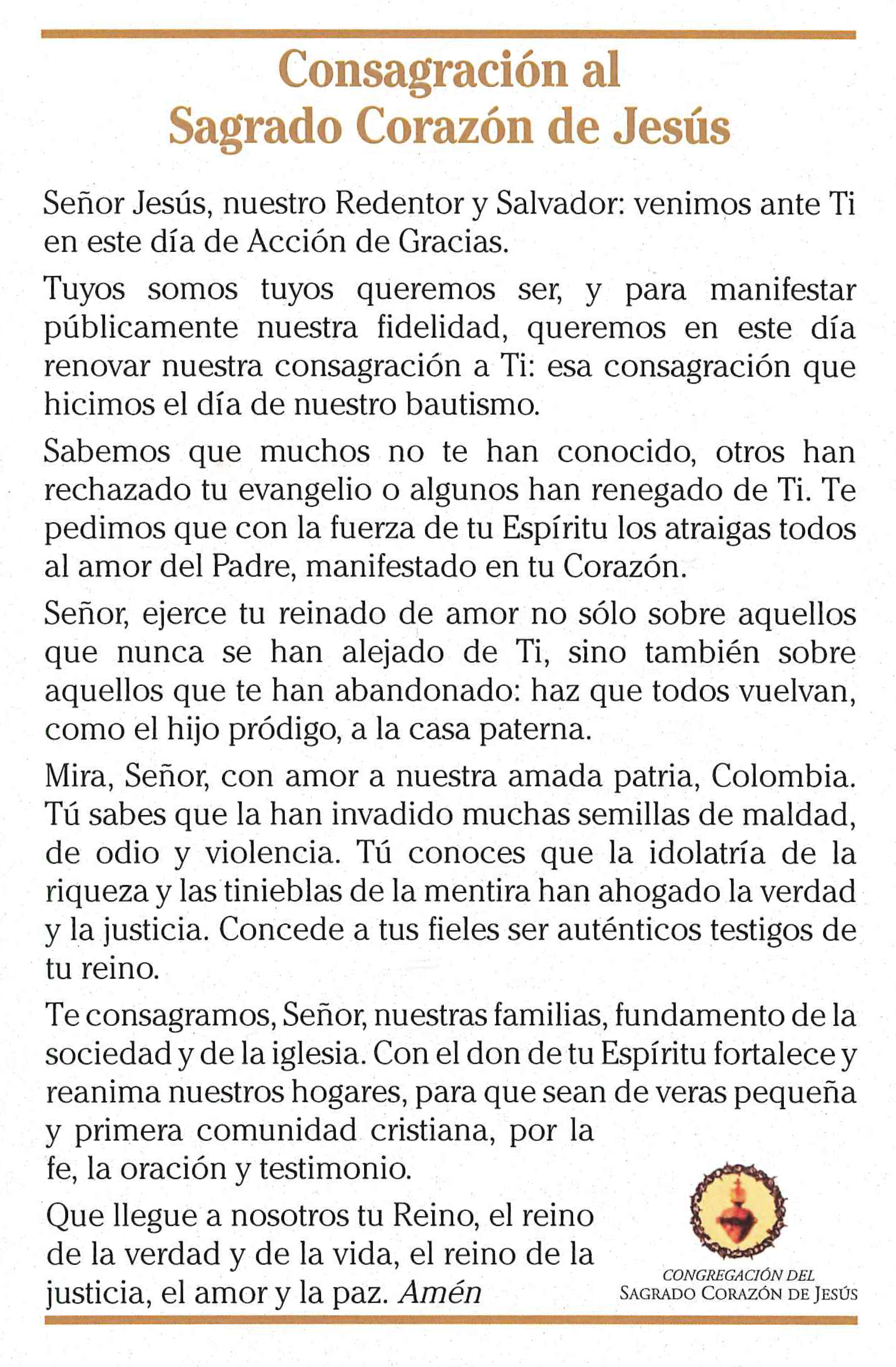 oración
