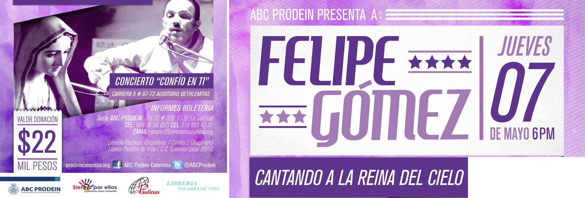 Concierto "confío en ti"Felipe Gómez