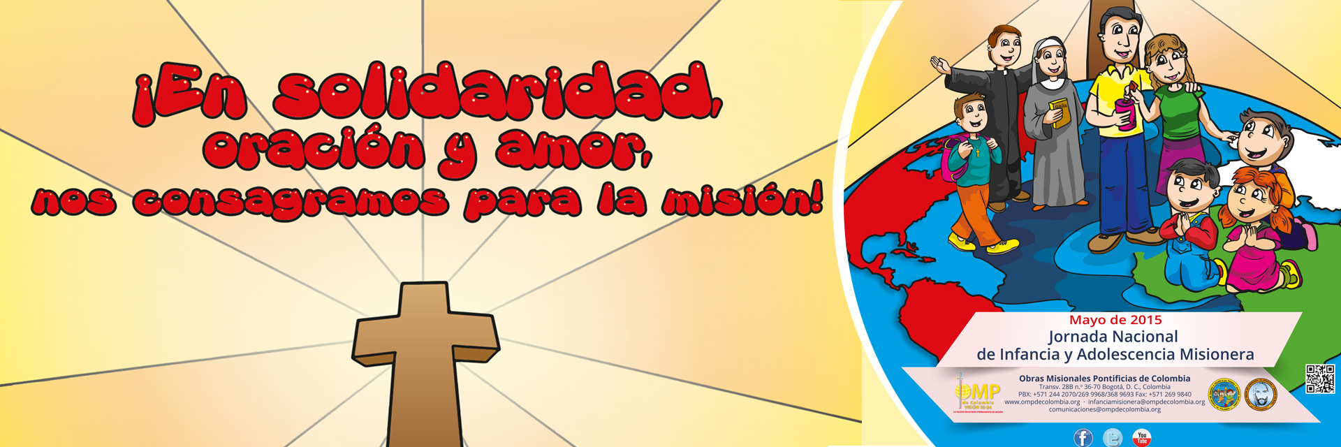 ¡En solidaridad, oración y amor, nos consagramos para la misión!