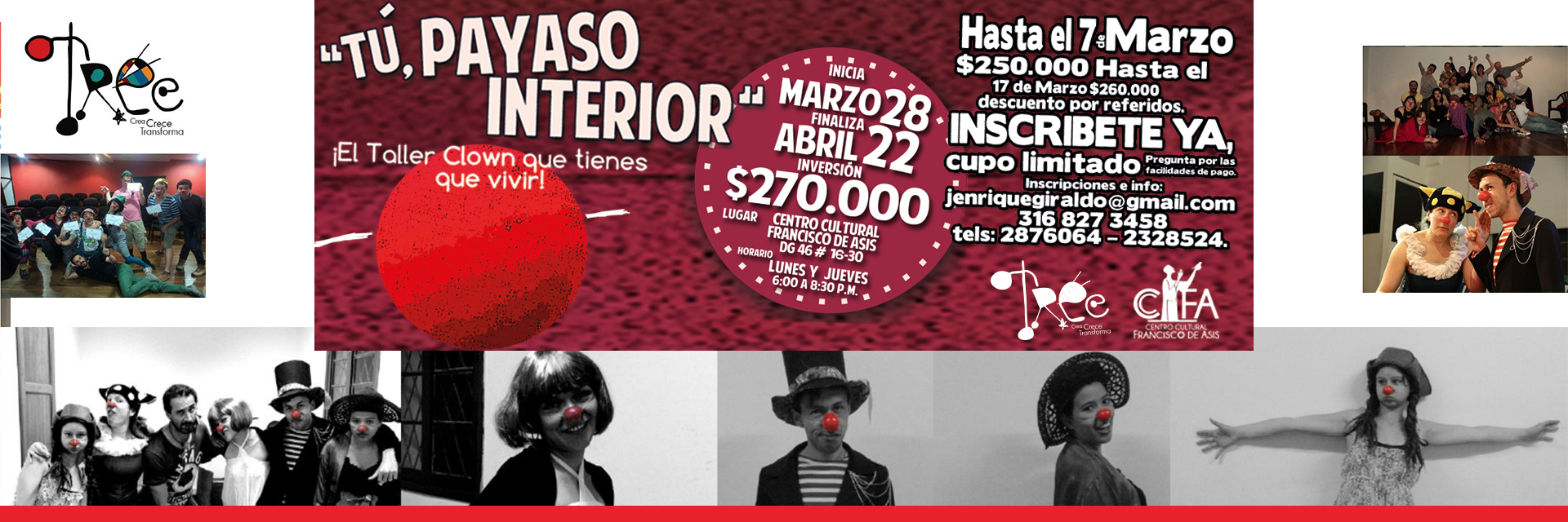 Tú,  payaso interior