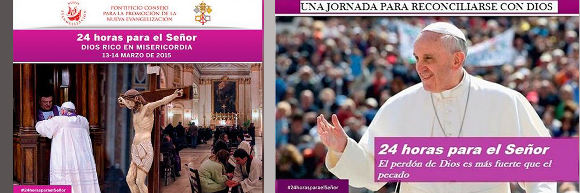24 horas para el Señor: "Dios rico en misericordia”
