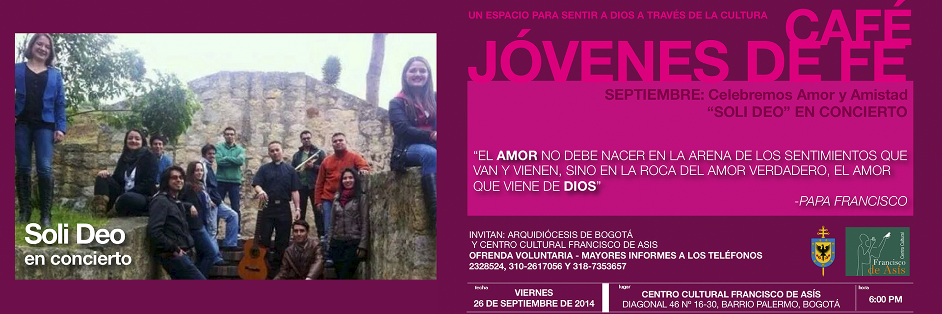 Cafe jovenes de fe