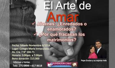 Encuentro para solteros, novios y esposos: “El Arte de Amar”