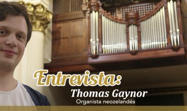 El organista Thomas Gaynor ya se encuentra en Bogotá