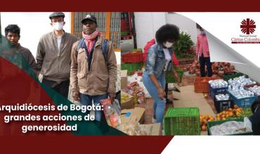 Arquidiócesis de Bogotá: grandes acciones de generosidad