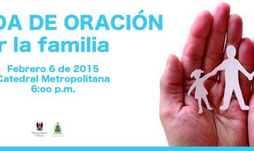 Obispos y familias se unen en oración este viernes